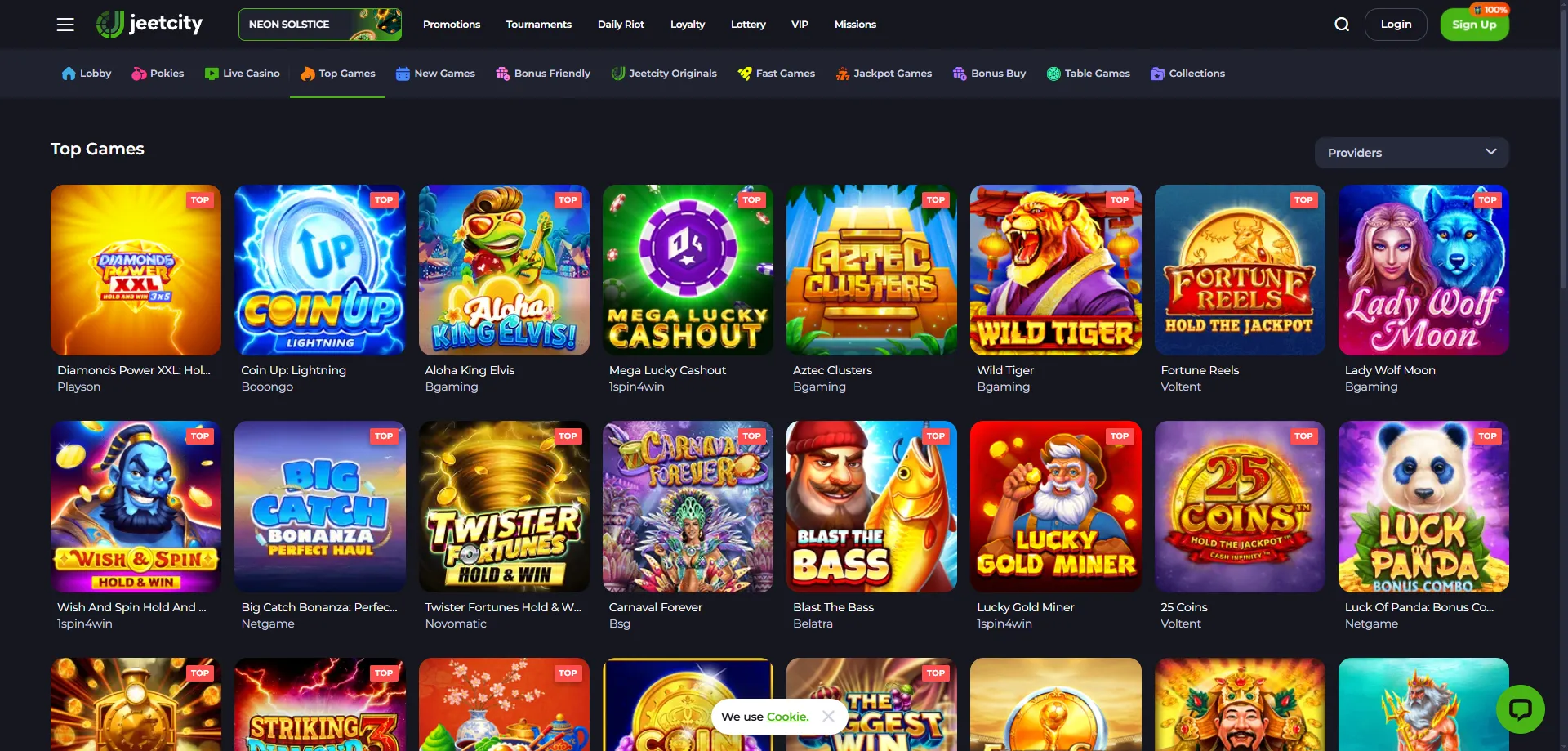 JeetCity Casino slot games library &mdash; thousands of online slots NZ