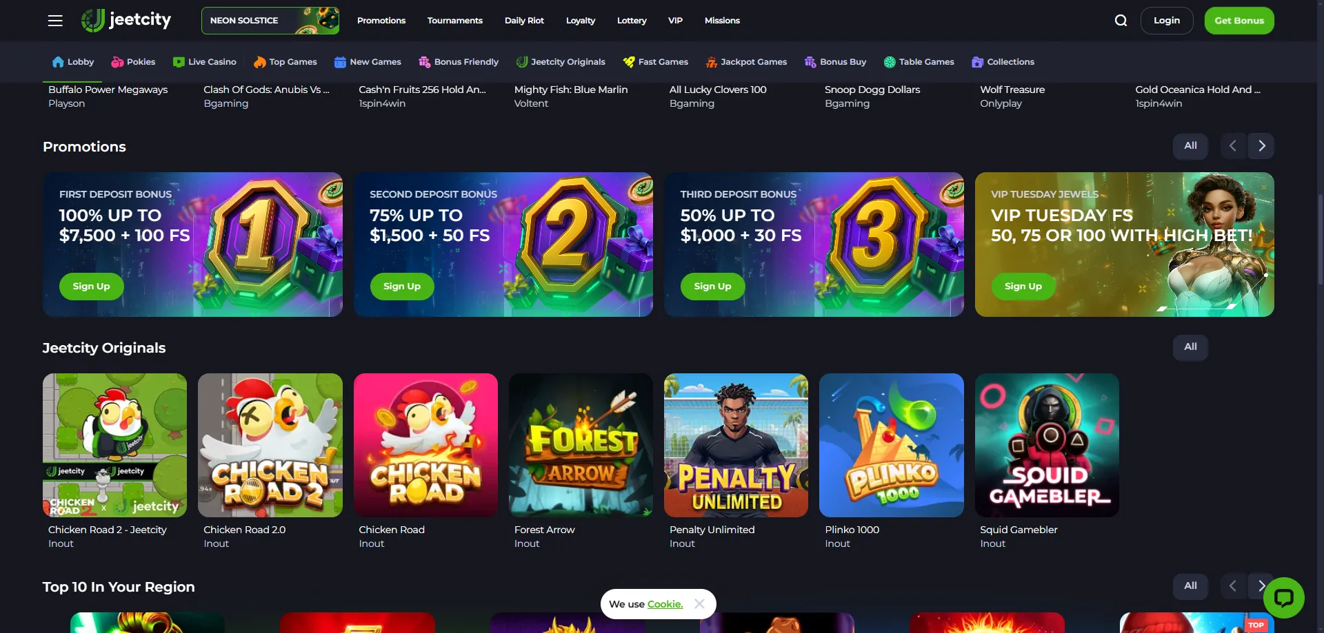 JeetCity Casino welcome bonus 250 free spins &mdash; NZ deposit offer